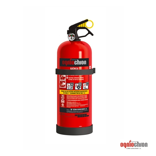 GAŚNICA PROSZKOWA 2 KG GP-2X/PM + WIESZAK MED PLASTIK